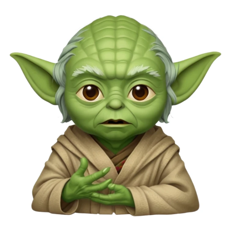 Yoda speaking sticker
