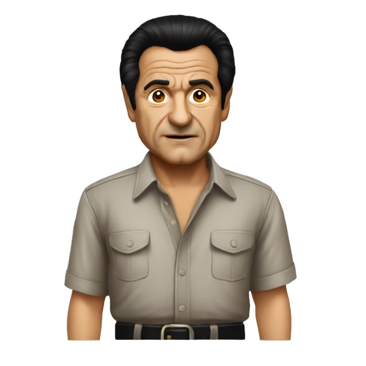 joe pesci black hair wearing shirt sticker