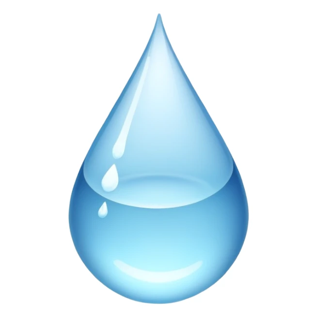 glass of water with droplets, refreshing and clear sticker