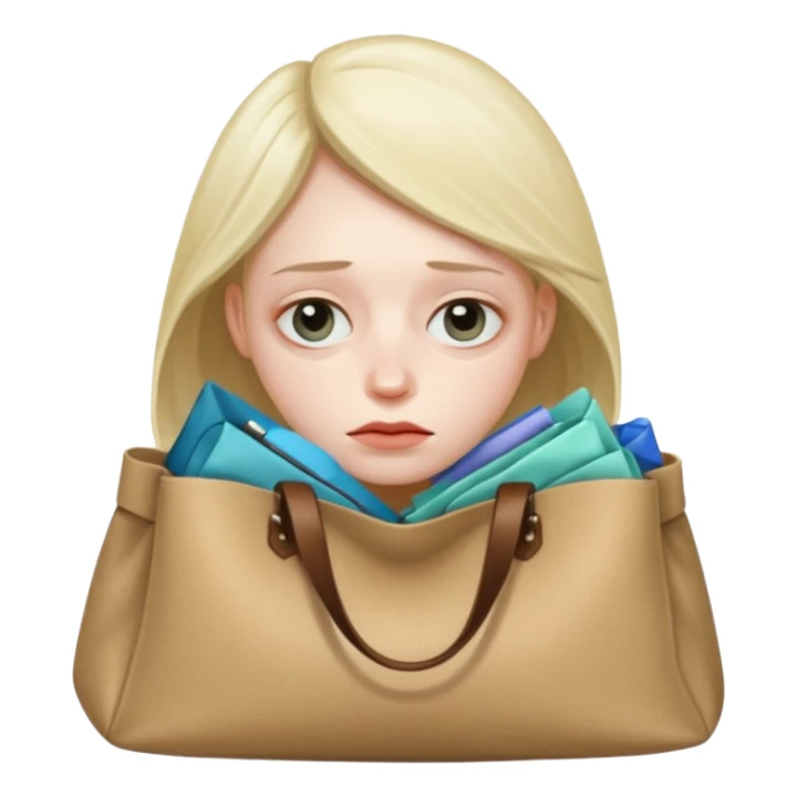 Face with Bags Under Eyes Emoji sticker