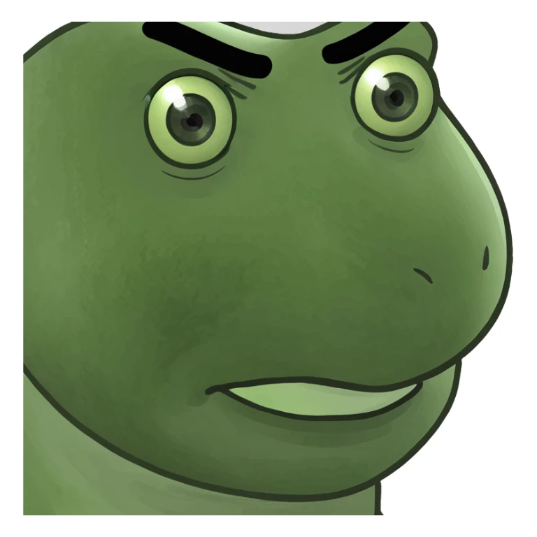 Girl with green eyes  sticker