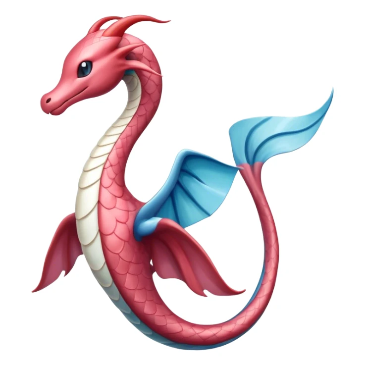 Milotic-Dragonair-hybrid, full body sticker