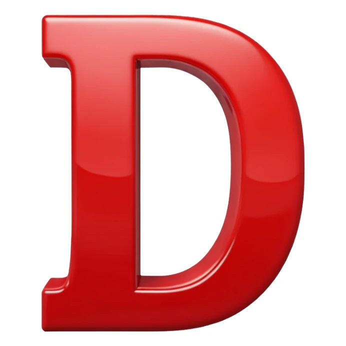 Ayudame hacer un emoji como este 🅰️ pero con la letra D sticker