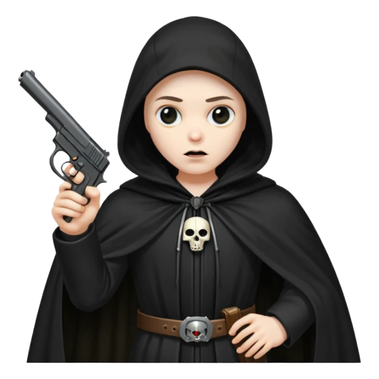 La muerte con una pistola sticker