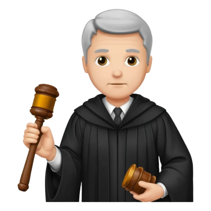 man judge sticker