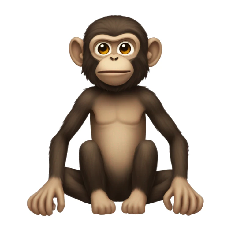 There's a pesky monkey sitting on my soul sticker