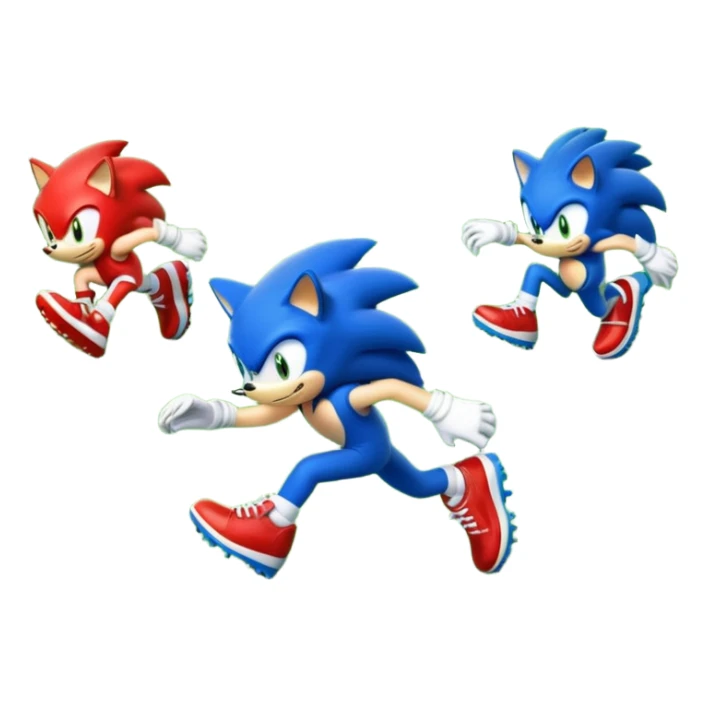 Football field let’s play sonic sticker