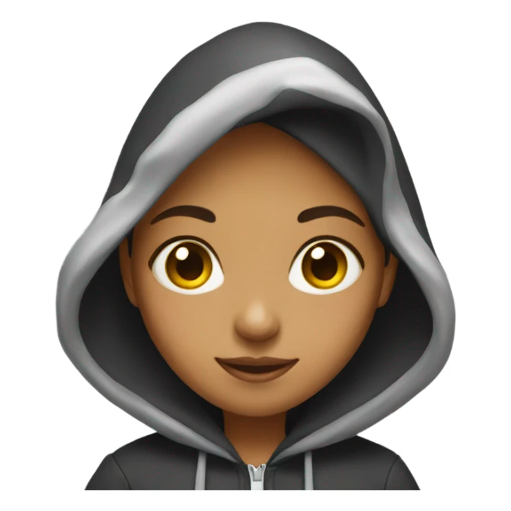 girl in the hood  sticker