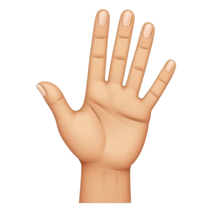 emoji using thumb and index finger to make a cross  sticker