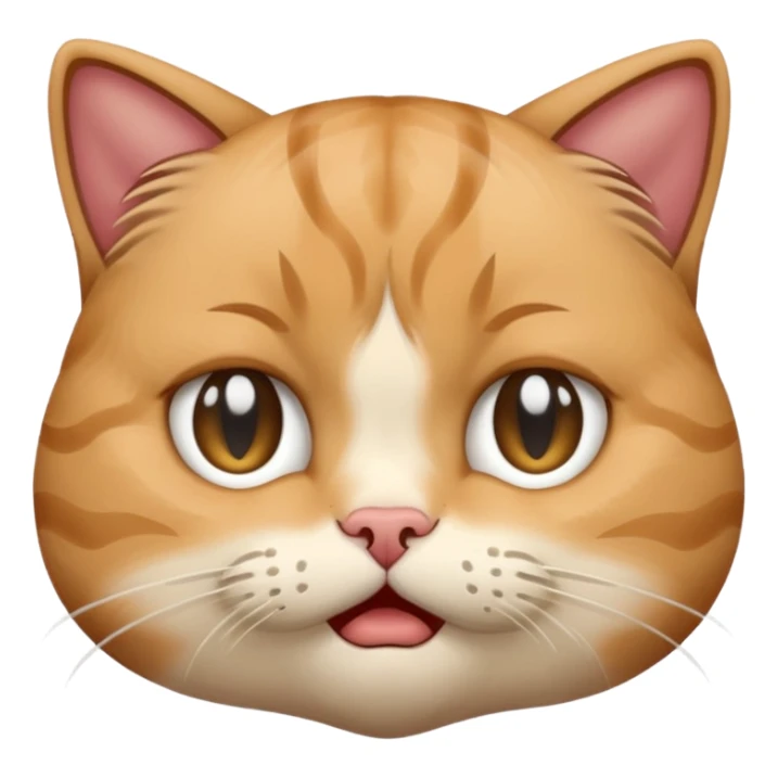 Cat crying in a lot of sadness sticker