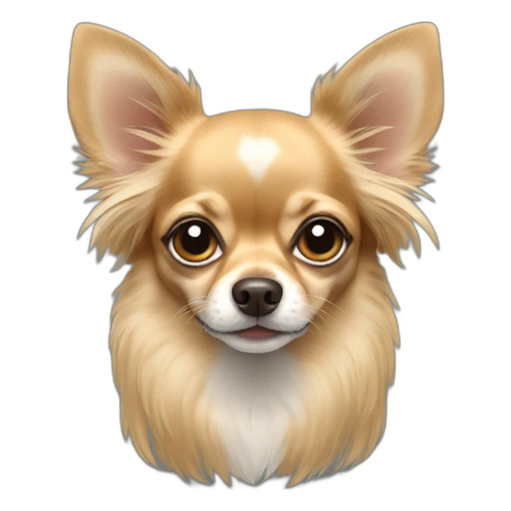Long hair fawn chihuahua sticker