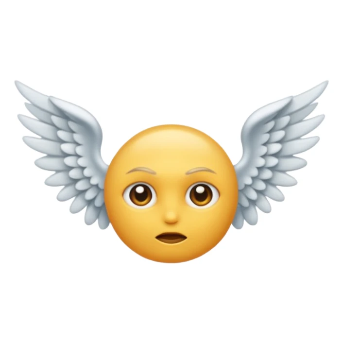 Une image qui mélange un ange et un demon sticker
