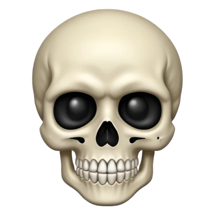 🤯☠️ merge it make skull head like this emoji sticker