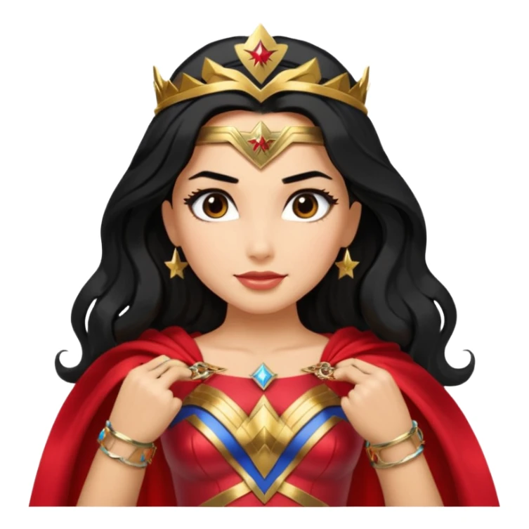 a beautiful Wonder Woman sticker