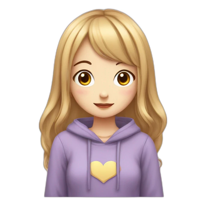 Fille av3c des habits kawaii sticker