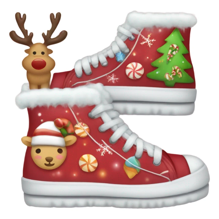 Cute Christmas shoes  sticker