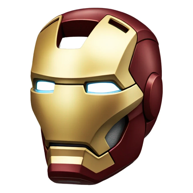 Iron man head  sticker