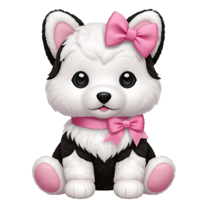 Victoria secret pink dog plush sticker