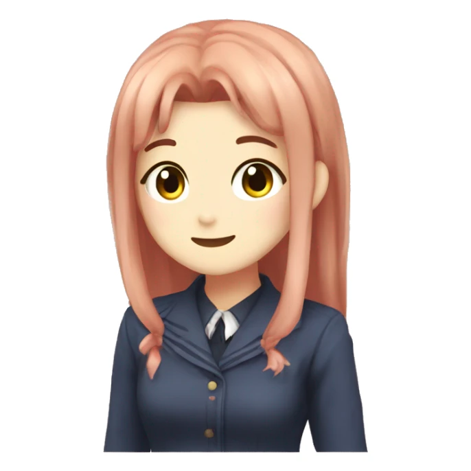 Monika from DDLC emoji sticker