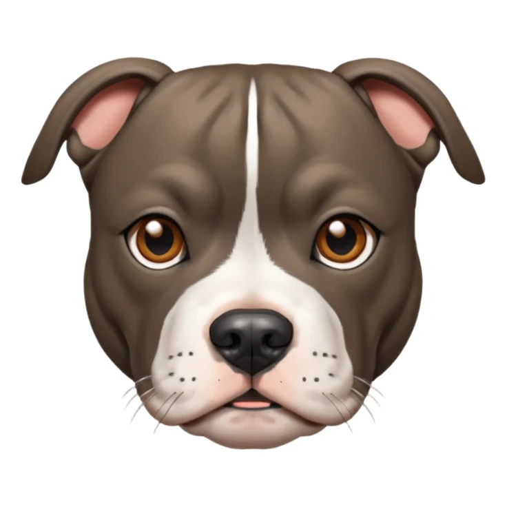 brindle staffordshire bull terrier sticker