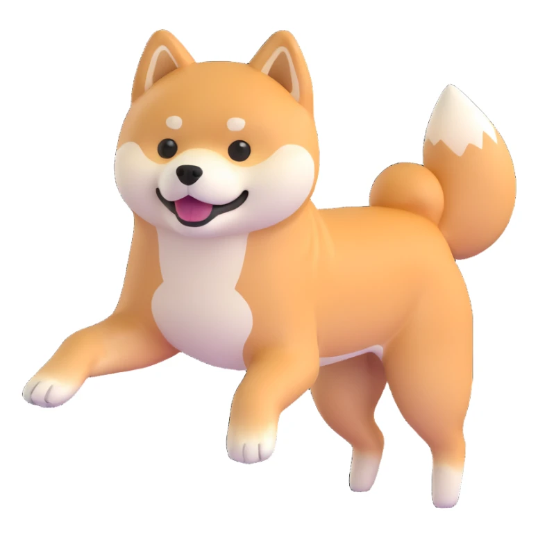 shiba inu, fitness sticker
