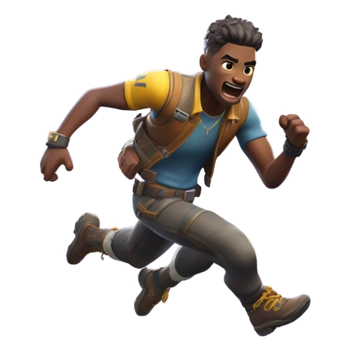 S Fortnite coming or sprinting at you ￼ sticker