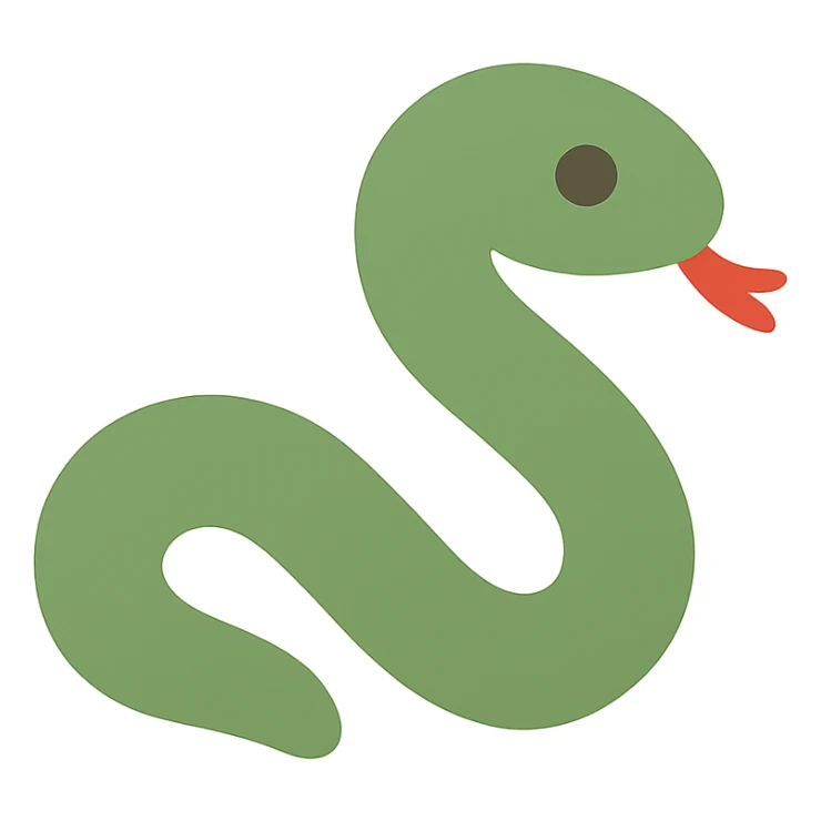 Snake sticker