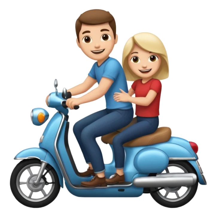 Person riding a human sticker