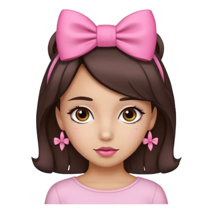 Girly girl morenita  sticker
