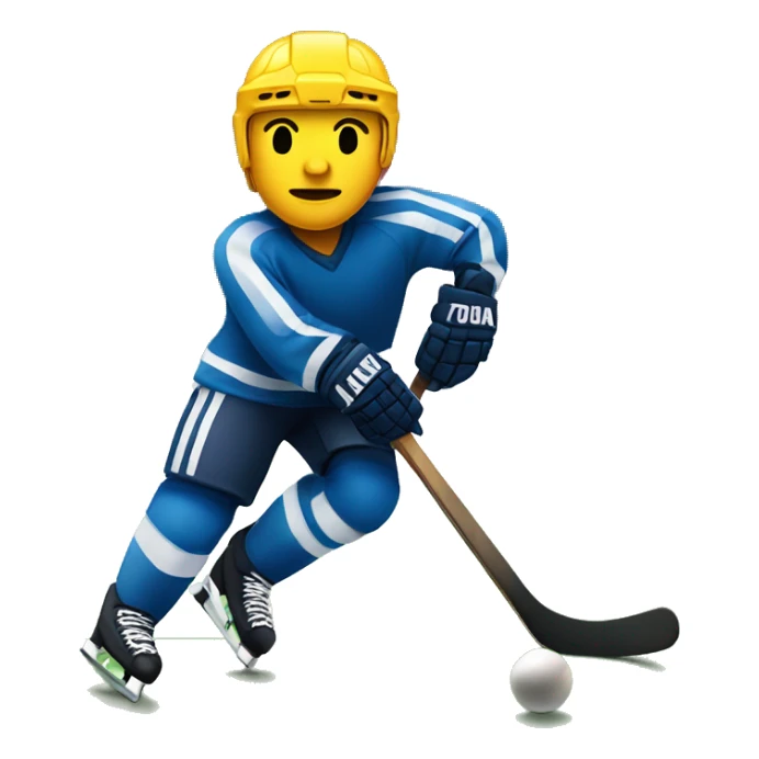 una persona haciendo hockey sobre cesped sticker