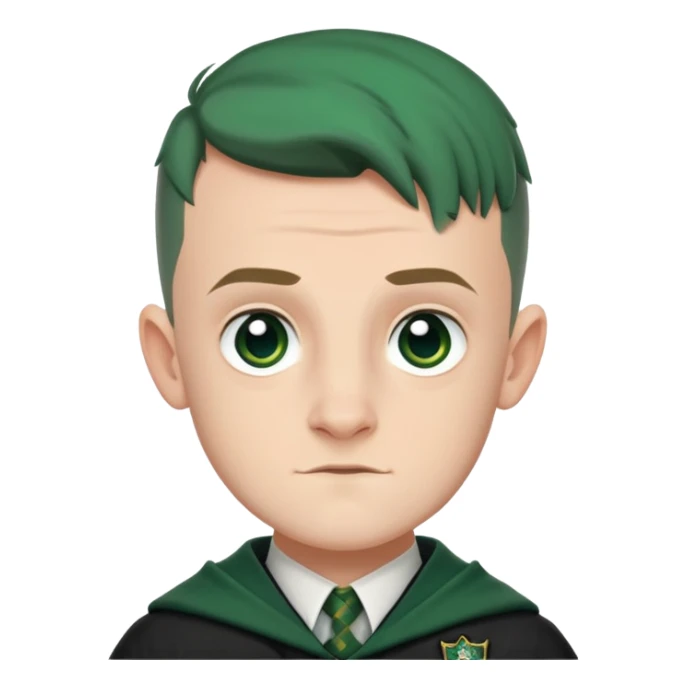 Josh Herdman is Gregory Goyle in harry potter, wear hogwarts slytherin uniform sticker