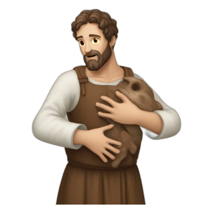 st-bartholomew-holding-his-skin sticker