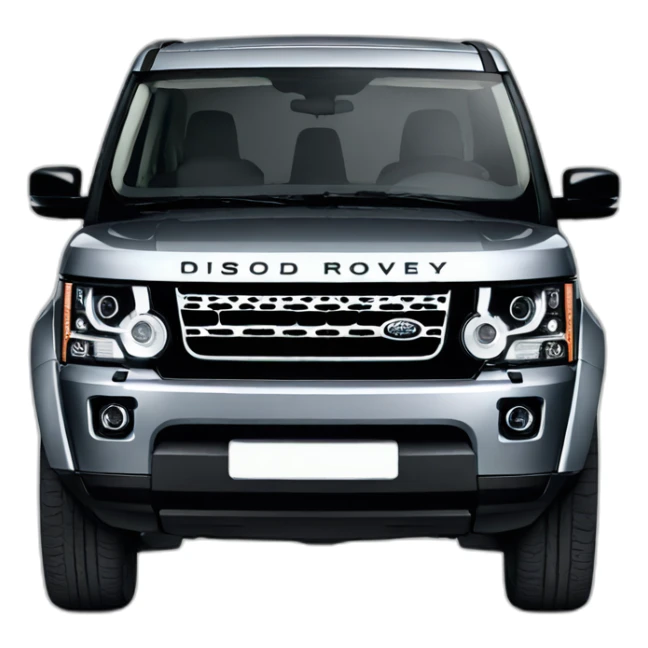 Land Rover discovery 4 grey with black rims sticker