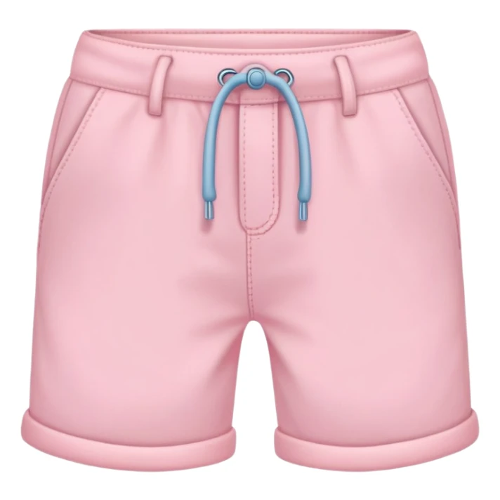 super realistic baby pink shorts sticker