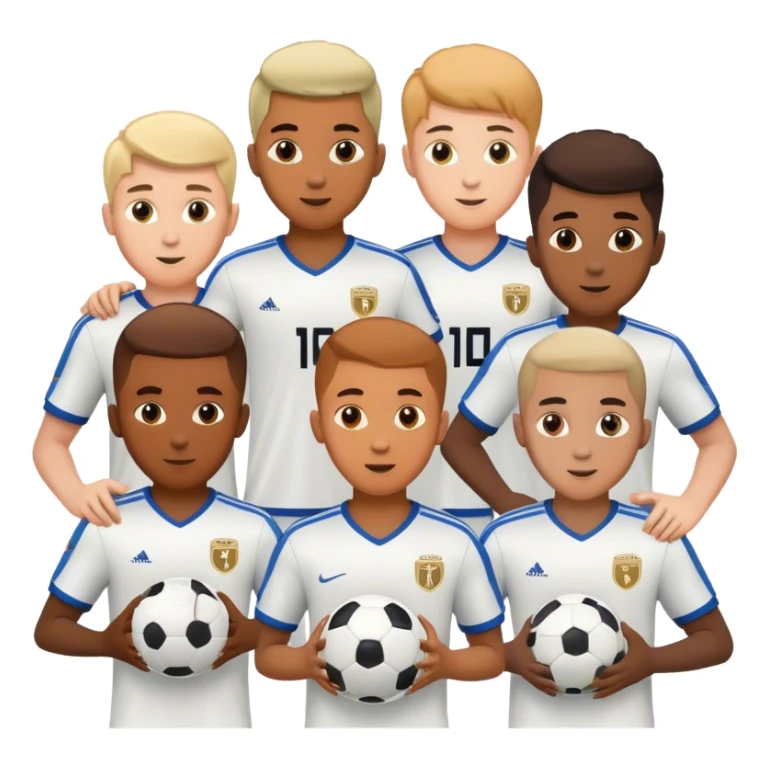 male friend group trading soccer cards sticker