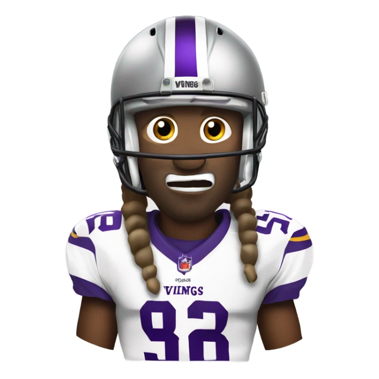 Minnesota Vikings person holding a sign that says we suck sticker