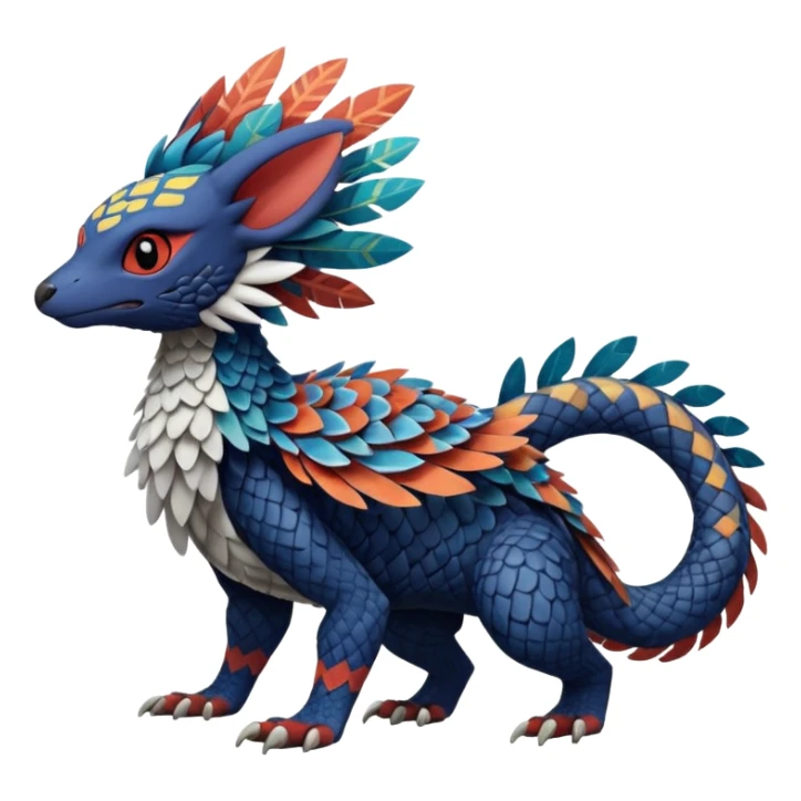  exotic Fakémon-Pokémon-Trico-Nargacuga-Vernid-creature sticker