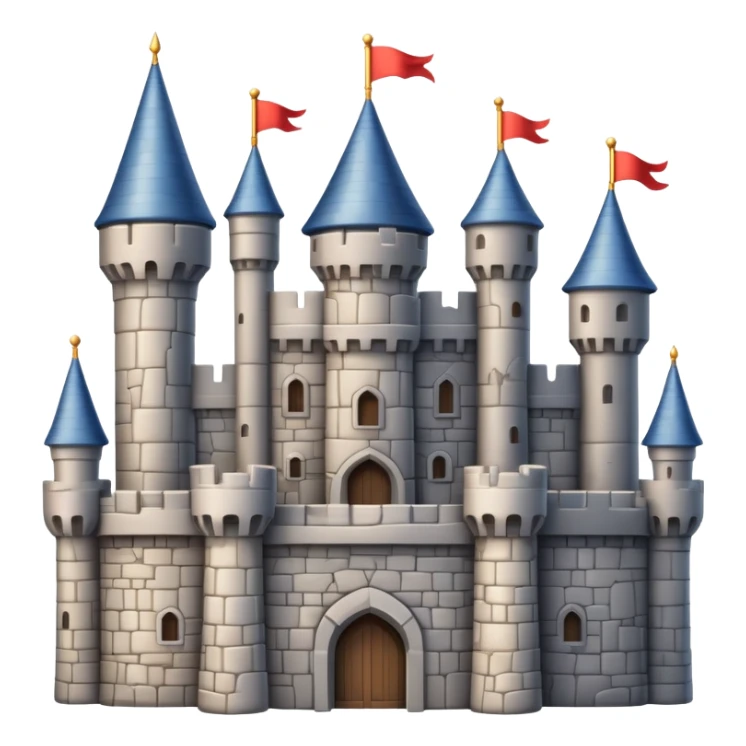 Make a fantasty castle emoji sticker