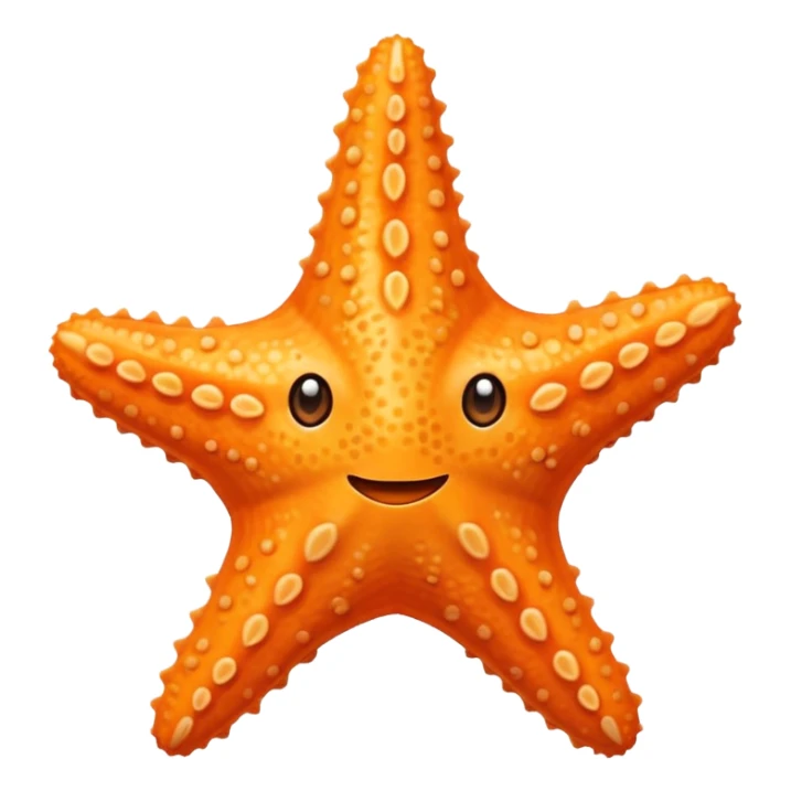 A starfish without too many details an sticker