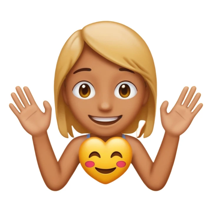 Emoji guy with hands on girl vagina sticker