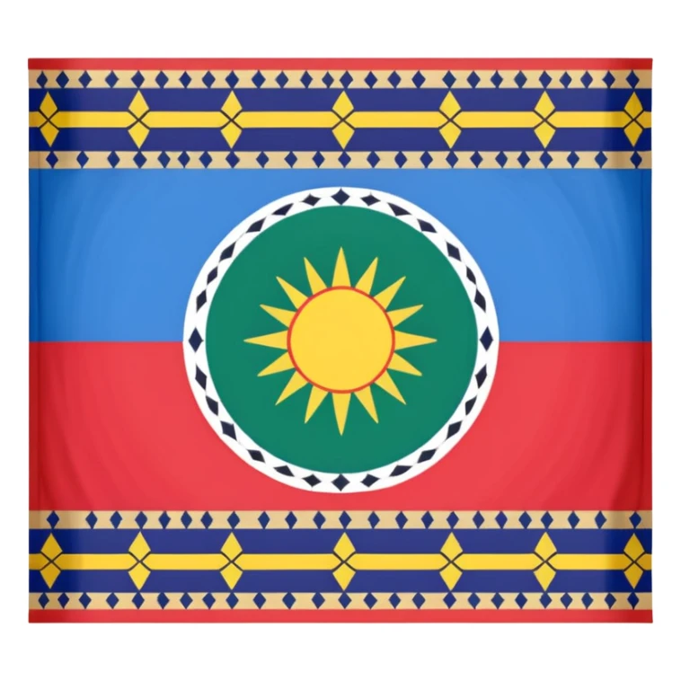 Mapuche flag sticker