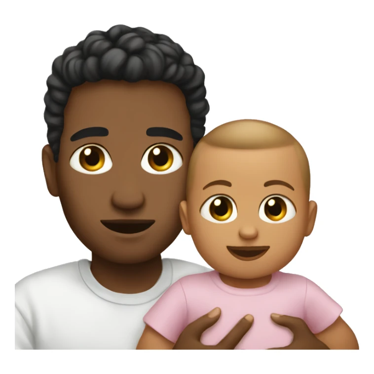 My friend with baby sticker