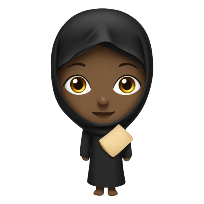 A niqabi girl sticker