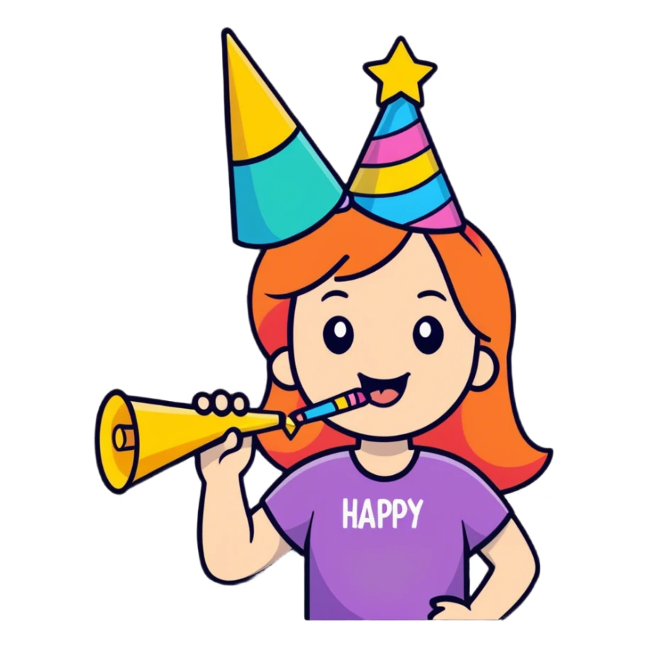 Birthday wishes banner for Dakota sticker