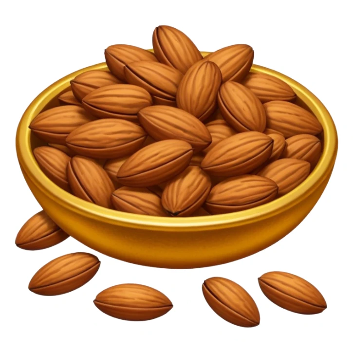 roasted almonds from christmas market sticker