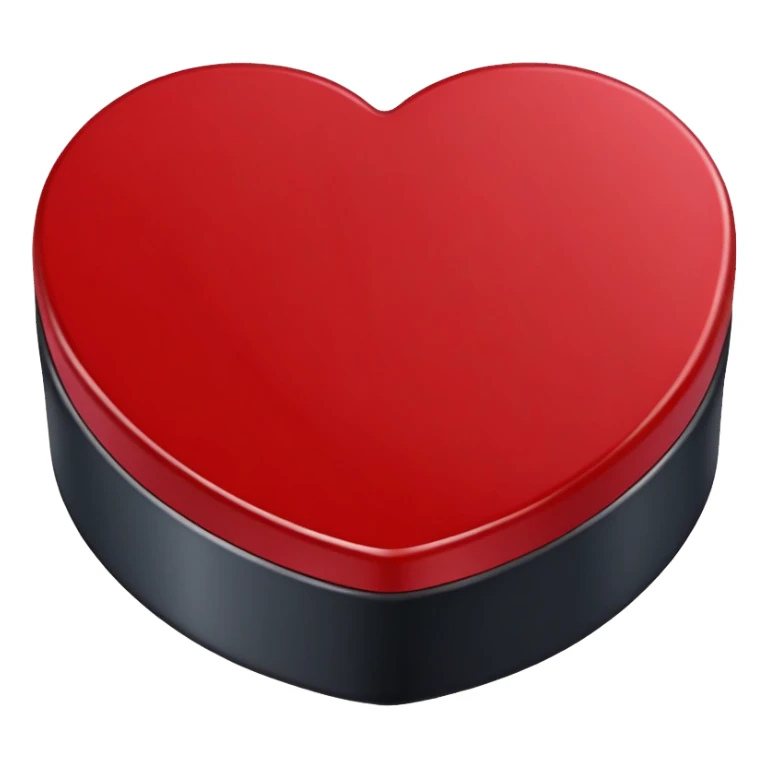 Heart hockey sticker