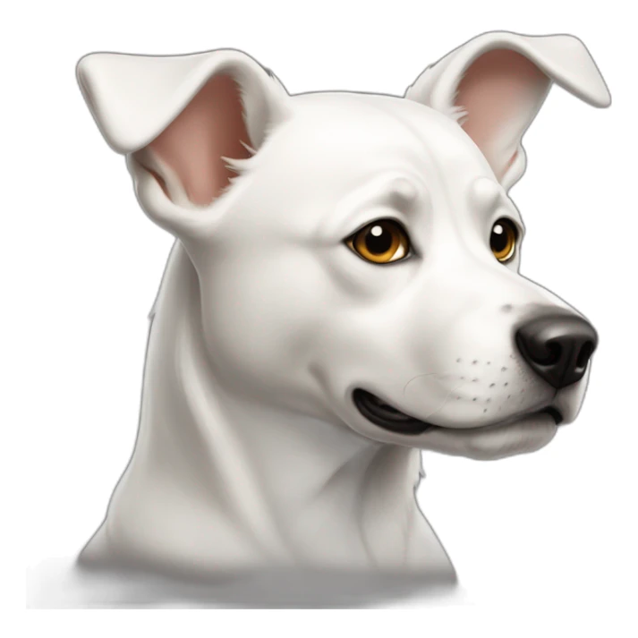 Chien blanc sticker