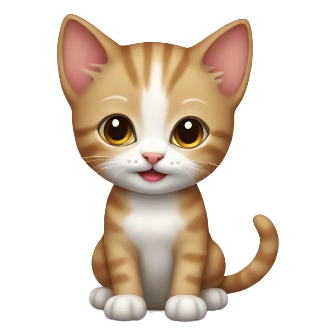 cute kitten sticker