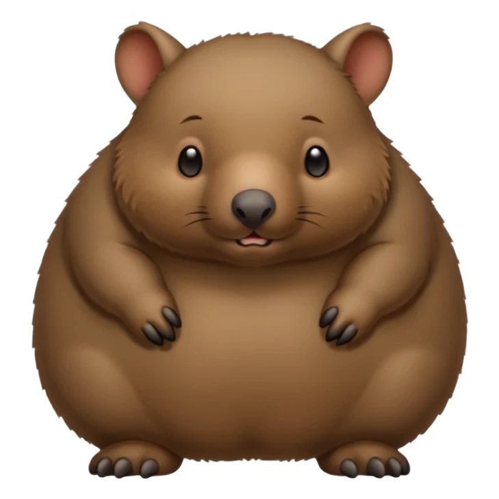 Wombat butt sticker