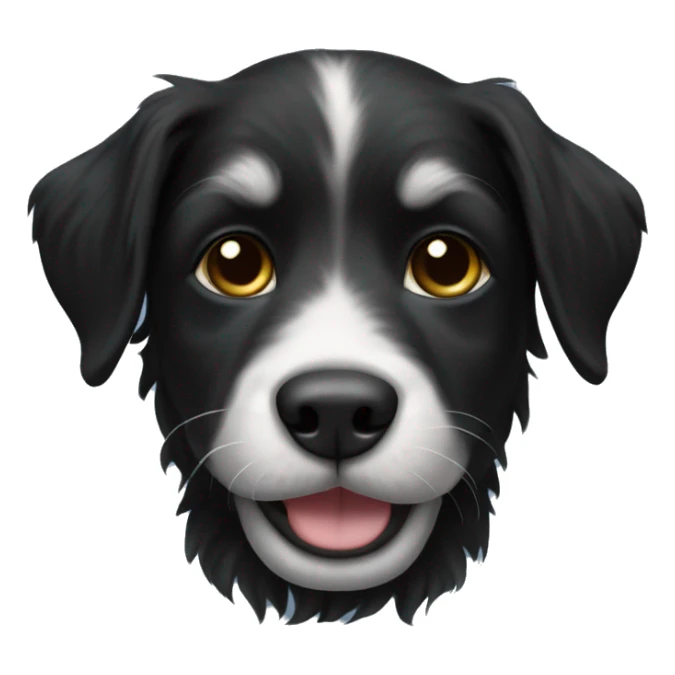 Black Havaneser dog puppy  sticker